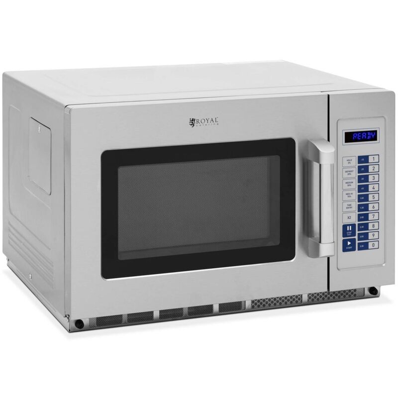 Image of Royal Catering - Forno a microonde acciaio inox Timer 3200 w 34 l