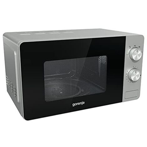 Forno a microonde Gorenje MO20E1S Libera installazione 20L 800W Argento [HWGORMBMMO20E1S]