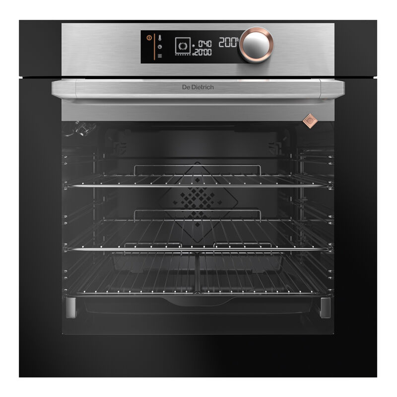 Image of De Dietrich - forno da incasso multifunzione 73l 60cm a+ pirolisi nero/inox - dop7350x