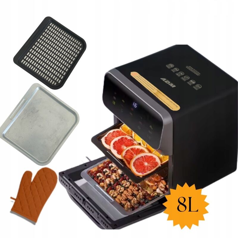 Forno elettrico ADM con touchscreen 1350W 8L