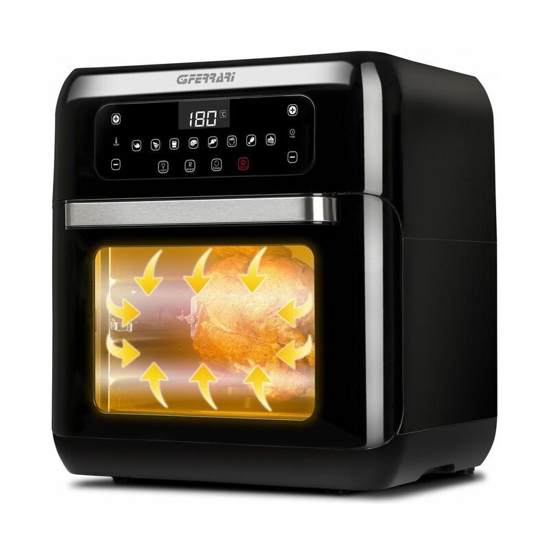 G10136 Friggisano 2.0 Forno Elettrico Friggitrice ad Aria 11 Litri 1500W Nero - G3 Ferrari