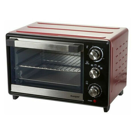 Beper 90.884 Forno Elettrico, Ventilato, 1300 W, 30 Litri, Nero