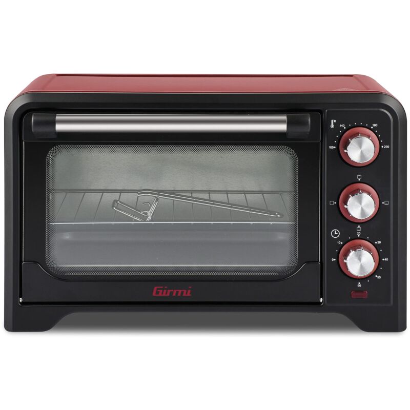 Girmi Fe2000 Forno Elettrico, 1380 W, Stainless Steel, Rosso