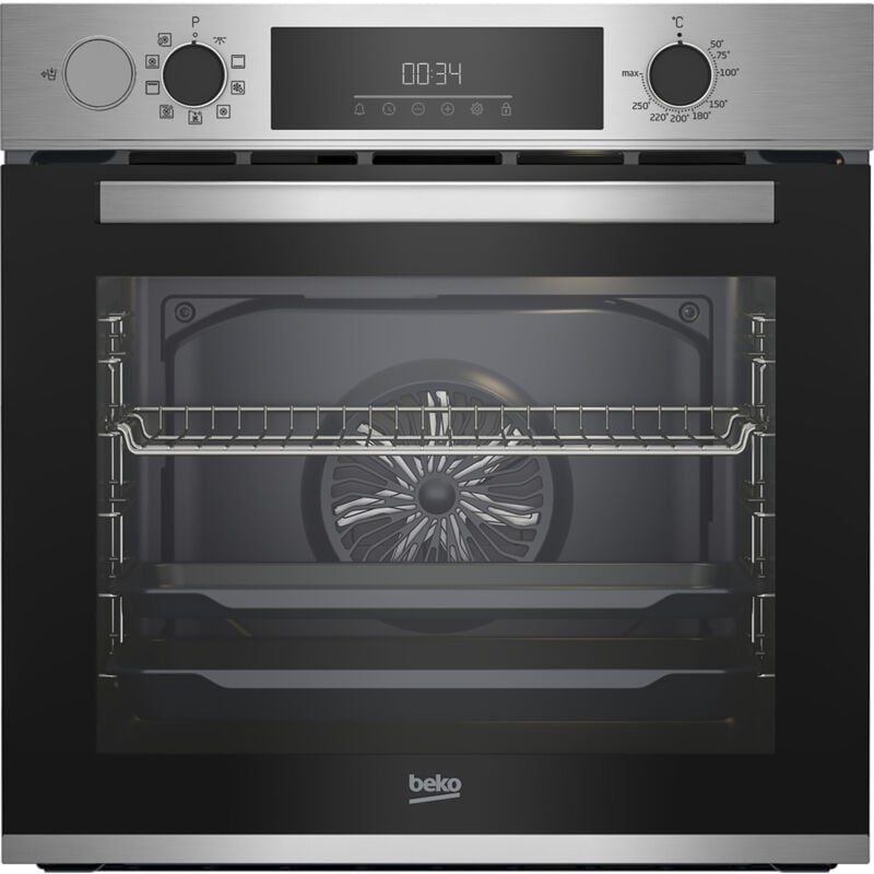 Beko BBIS12300XDE: Forno Beyond Multifunzione Assistito a Vapore SteamAssist, b300, 9 Funzioni. Dimensione del forno: Media, Tipo di forno: Forno