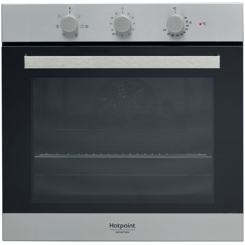 Hotpoint Forno da incasso FA3 530 H IX HA. Dimensione del forno: Media, Tipo di forno: Forno elettrico, Capacità interna forno totale: 66 L.