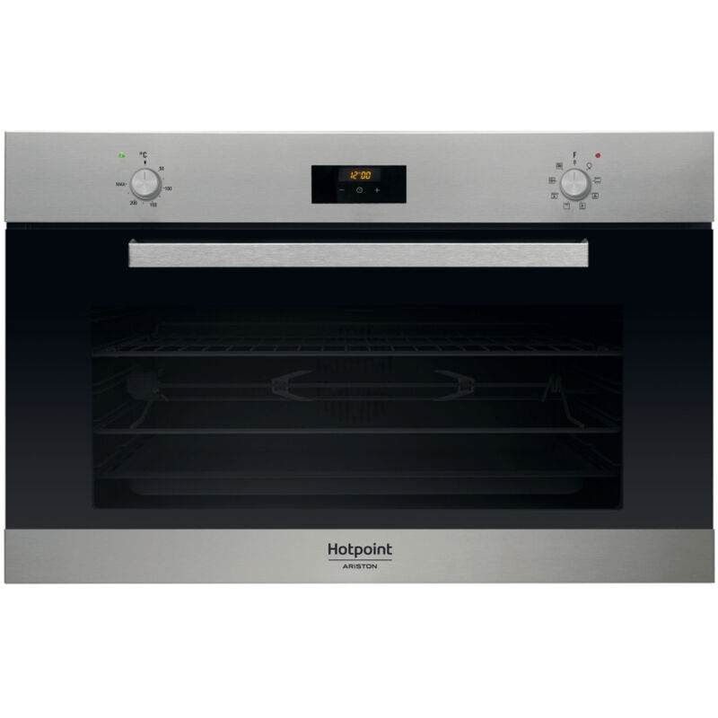 Image of Hotpoint Ariston - Forno da Incasso Multifunzione Elettrico 90 cm Finitura Inox Classe a Ariston Hotpoint Serie Forni 90 - MS3 744 ix ha