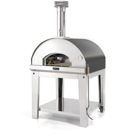 Forno Marinara con Carrello 80x80 - Antracite