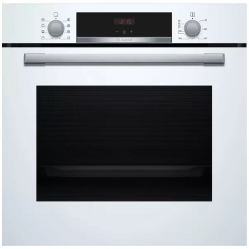Forno multifunzione da incasso 71L 60cm con finitura ecoclean, bianco - HBA553BV3F - bosch