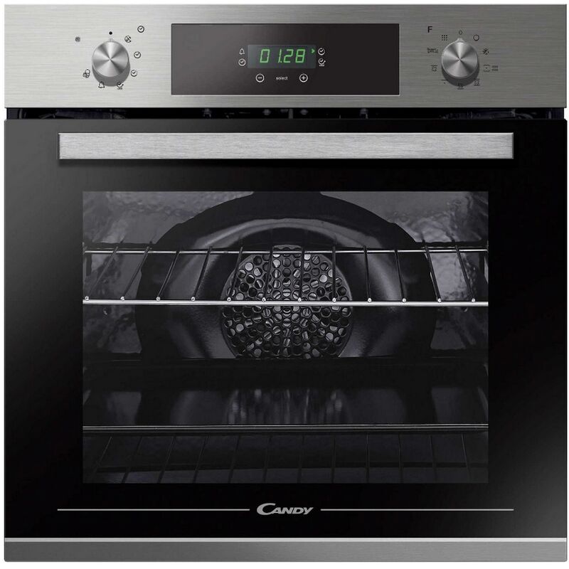 Image of Candy - forno multifunzione integrato 65l 60cm con pirolisi in acciaio inox - FCMX676