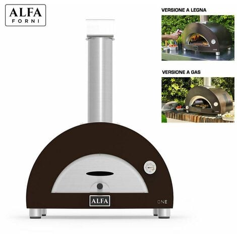 Forno per Pizza Portatile Acciaio da Esterno a Legna Gas Portable ONE Alfa Forni - Tipo di alimentazione: A legna