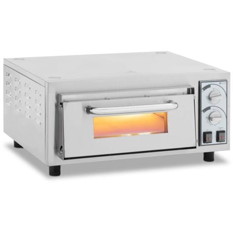 Piastra Elettrica Cuoci Pizza 850/1000watt Doppio Riscaldamento Cuoce In 15  Min. 