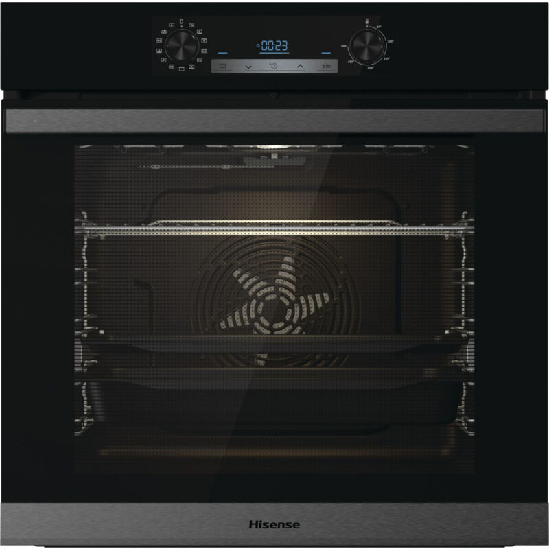 Image of Hisense - BSA65226AB. Dimensione del forno: Largo, Tipo di forno: Forno elettrico, Capacità interna forno totale: 77 l. Posizionamento