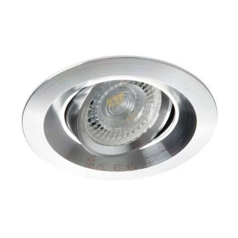 Foro di supporto spot integrato 75mm rotondo Alluminio