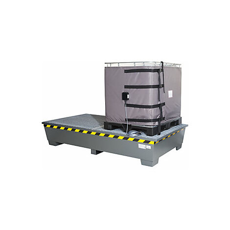 Forro calefactor digital para IBC PRO  IBC de 1000 l  2000 W 