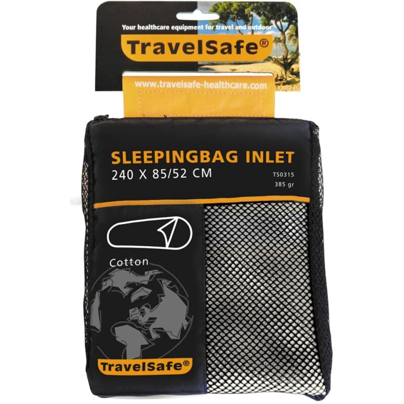 

Forro de algodón para saco de dormir “de tipo momia” TS0315 - Blanco - Travelsafe