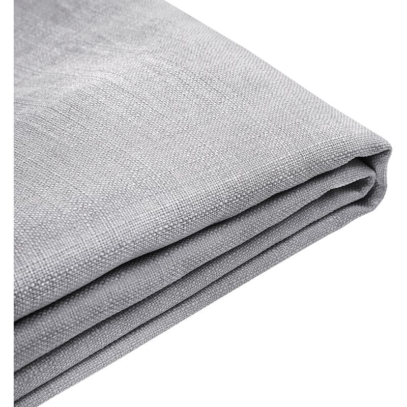 

Forro de tela gris claro para la cama 180x200 cm FITOU