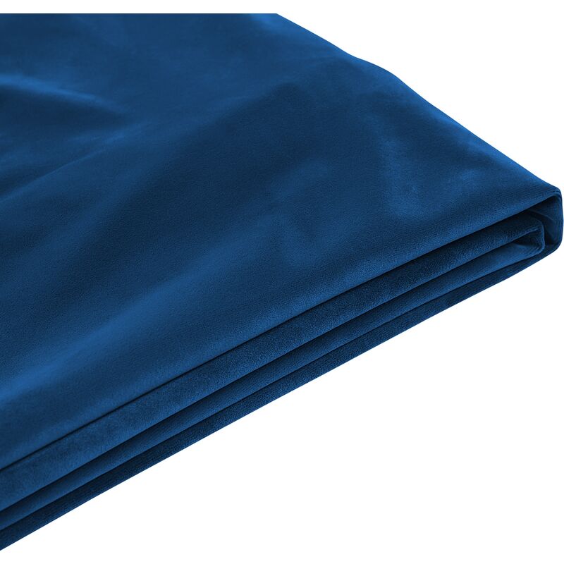 

Funda de terciopelo azul oscuro para cama 180 x 200 cm FITOU