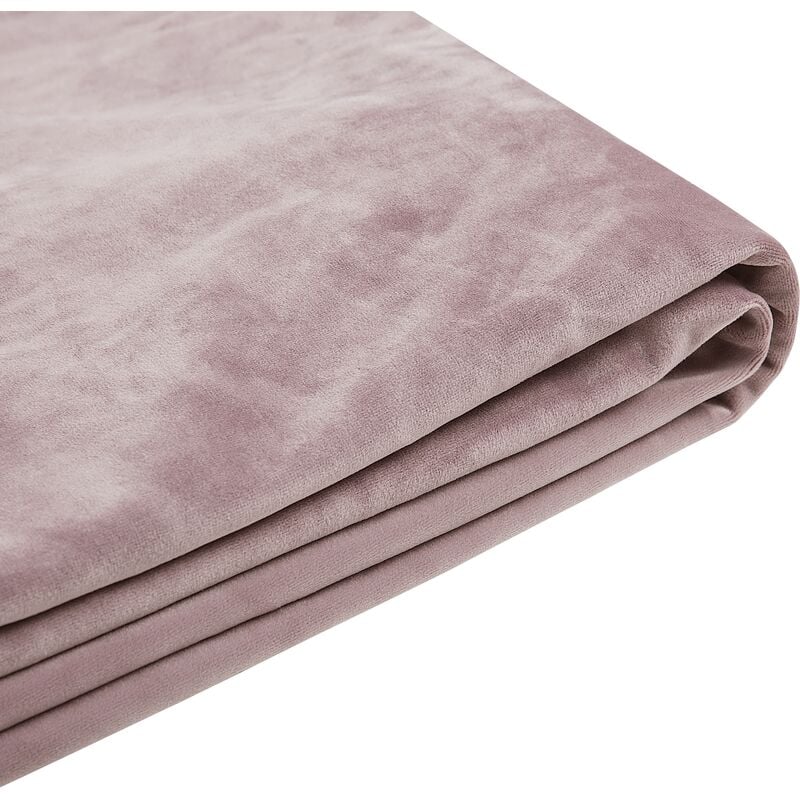 

Funda de terciopelo rosa para cama 180 x 200 cm FITOU