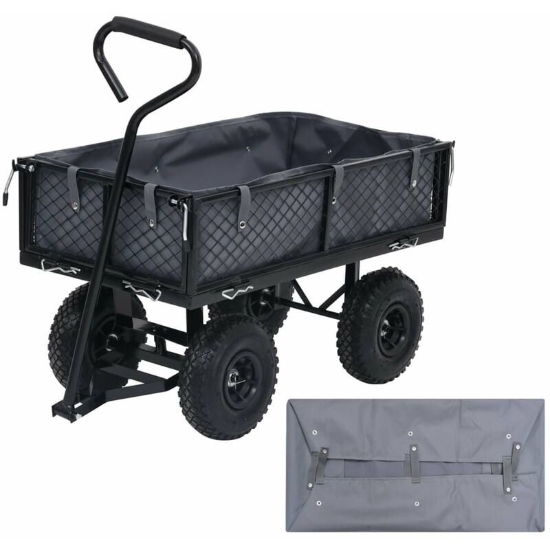 

Forro para carretilla de jardin tela gris 86x46x22 cm