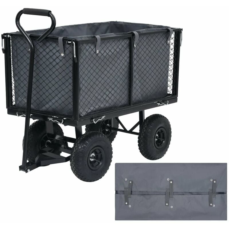 

Forro para carretilla de jardin tela gris 86x46x41 cm