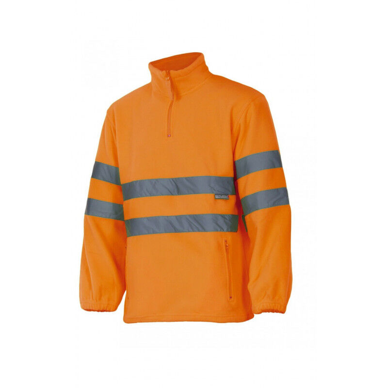

Forro polar alta visibilidad ajustable con stopper VELILLA Serie 180 | 3XL - Naranja Flúor
