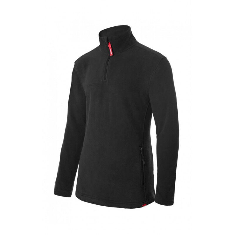 

Forro polar de microfibra con abertura de cremallera VELILLA Serie 201501 | Negro - L
