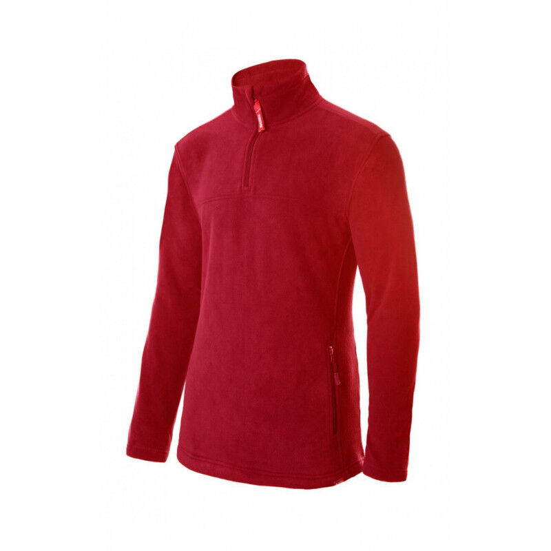 

Forro polar de microfibra con abertura de cremallera VELILLA Serie 201501 | Rojo - 3XL