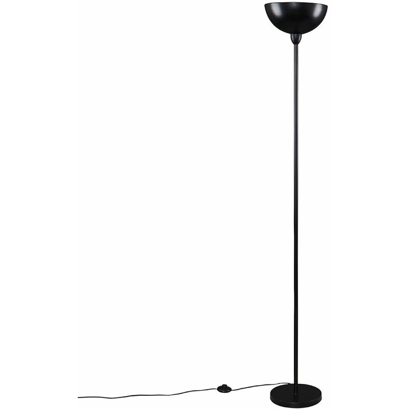 Minisun - Forseti Uplighter Floor Lamp - Black - No Bulb