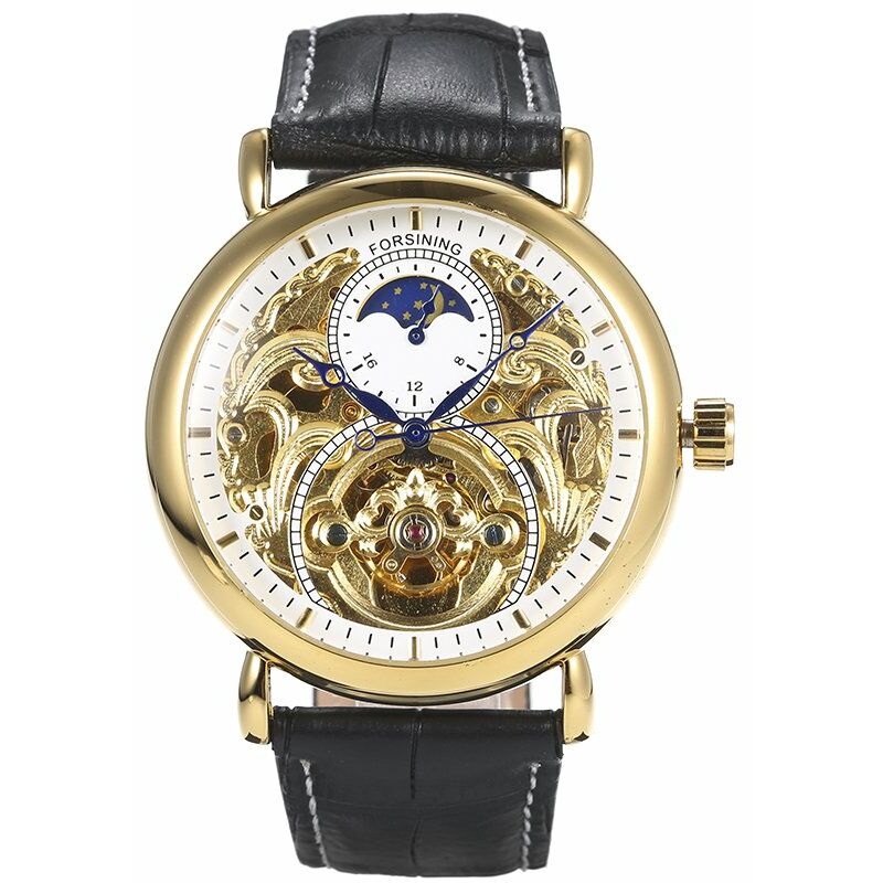 

Men Fashion Luxury Hollow Watch Classic Charm Reloj de pulsera mecanico automatico,3# - Forsining