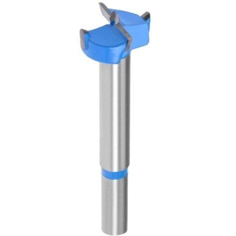 Forstner Forets 21 mm, ouvre-tarière en carbure de tungstène pour scie cloche à bois, perçage de trous de charnière pour le travail du bois (bleu, gris)