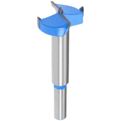 Forstner Forets 28 mm, ouvre-tarière en carbure de tungstène pour scie cloche à bois, perçage de trous de charnière pour le travail du bois (bleu, gris)