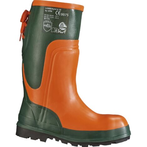 Forstsicherheitsstiefel Ulme Gr.41 oliv/orange Naturkautschuk
