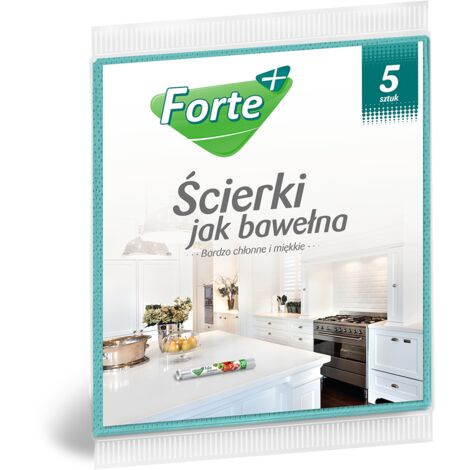Forte+ Baumwollähnliche Tücher 5 Stück
