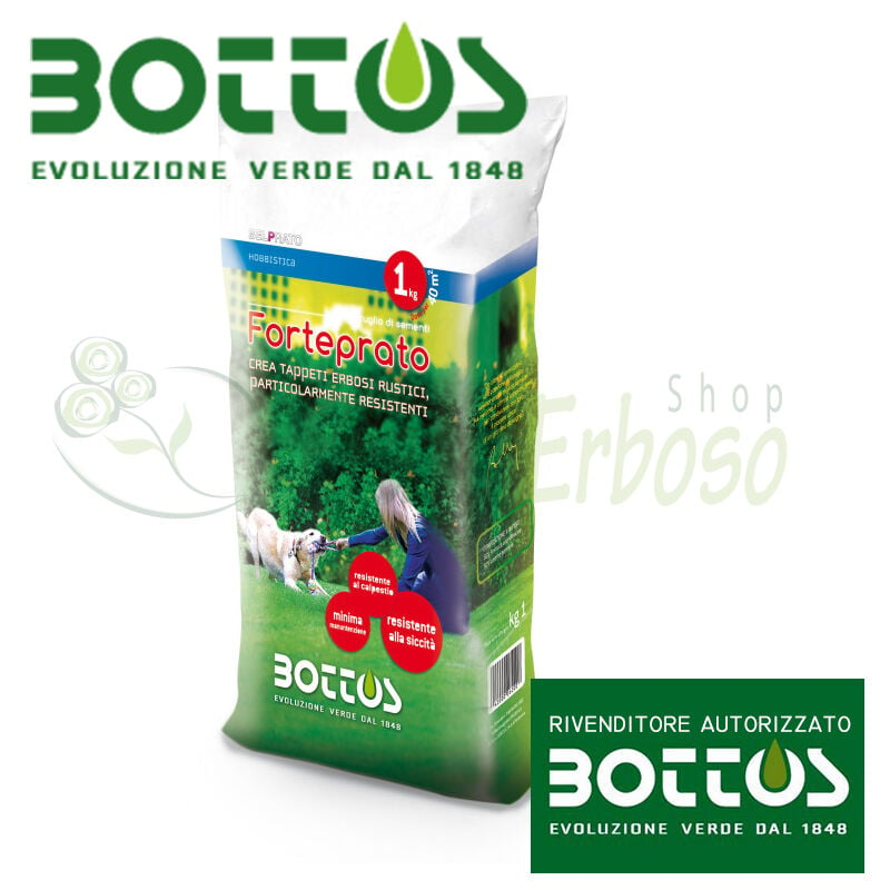 Bottos - Forteprato - Graines pour pelouse de 1 Kg