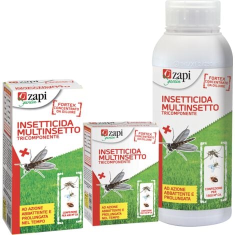 FORTEX INSETTICIDA liquido concentrato PER INTERNO ESTERNO per tutti gli insetti 1 lt Zapi