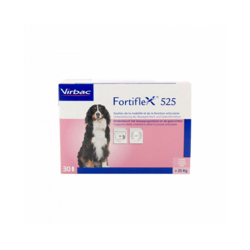 Virbac - Fortiflex Compléments alimentaires pour articulations pour chiens > 25 kg 525 NF Boîte 30 Comprimés