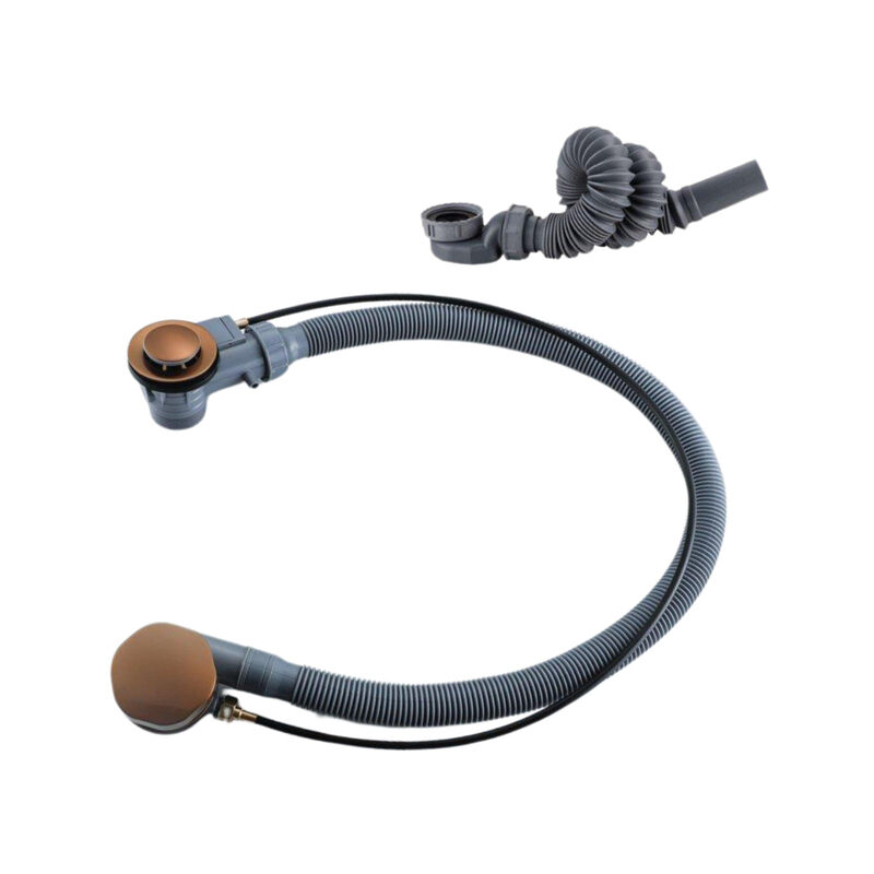 Calvi Vidage de baignoire - réglage tournant - pvd - Cuivre brossé - Fortifura