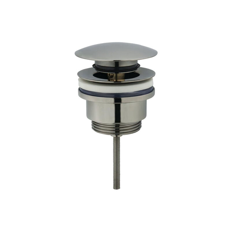 Calvi Bonde lavabo clic clac Inox brossé - Fortifura