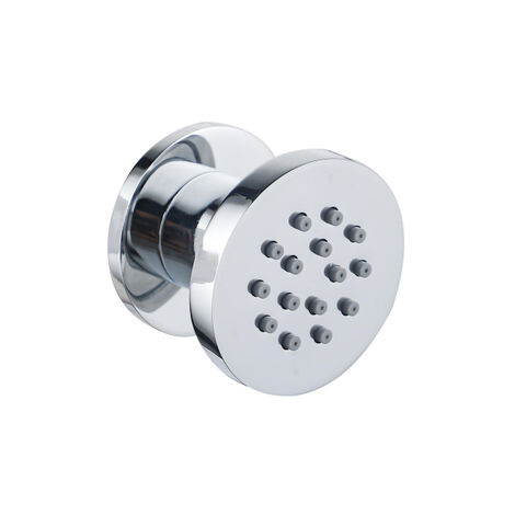 Fortifura Calvi buse hydromassante - 5cm - rond - chrome