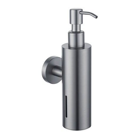 Fortifura Calvi distributeur de savon - mural - rond - gunmetal