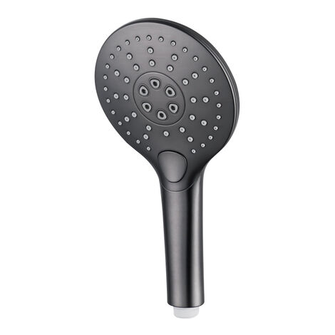 Fortifura Calvi Douchette à main ø12cm rond 3 jets Gunmetal PVD
