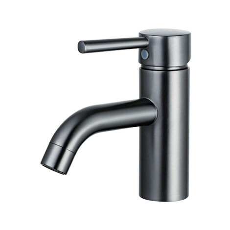 Fortifura Calvi Mitigeur lavabo 14.6cm monotrou Gun metal