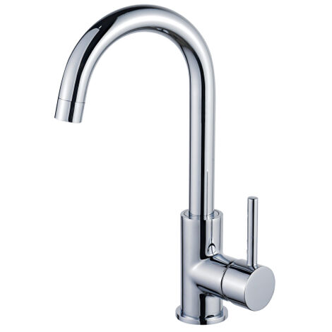 Fortifura Calvi Mitigeur lavabo rehaussé avec bec rotatif Chrome