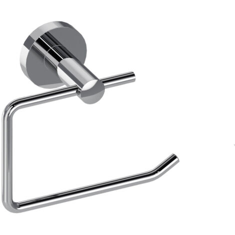Fortifura Calvi Porte-papier toilette sans couvercle rond Chrome