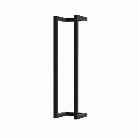 Fortifura Calvi Porte-serviettes - 60x12.5x12.5cm - Noir mat