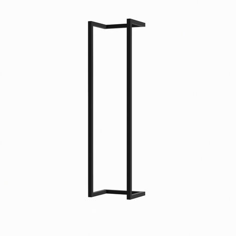Fortifura Calvi Porte-serviettes - 95x25x20cm - Noir mat