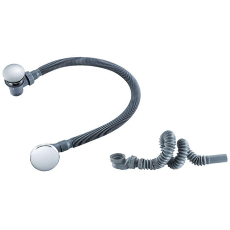 Fortifura Calvi Remplissage/vidage baignoire avec bonde clic clac Chrome