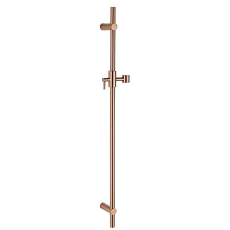 Fortifura Calvi Robinet de baignoire - avec ensemble de douche - douchette à main - flexible de douche en métal - cuivre brossé PVD
