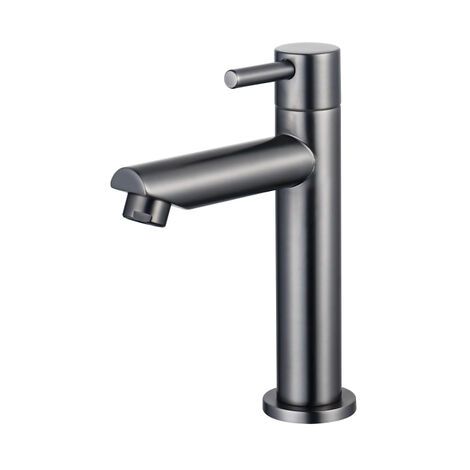 Fortifura Calvi Robinet lave-mains - 14.4cm - à poser - 1 trou - Finition PVD brosse gunmetal.