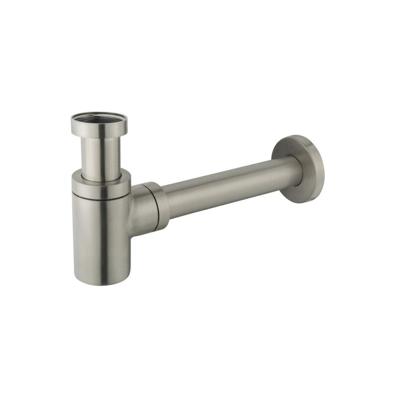 Calvi Siphon lavabo bas Inox brossé - Fortifura